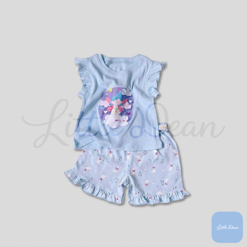 Ruffle Sleeves and Ruffle Shorts
