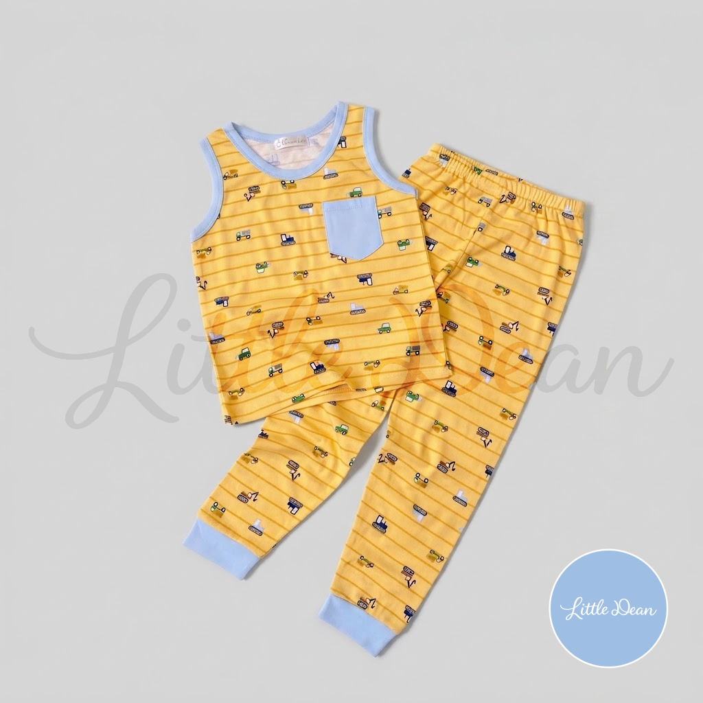 Sando with Pocket and Pants Set