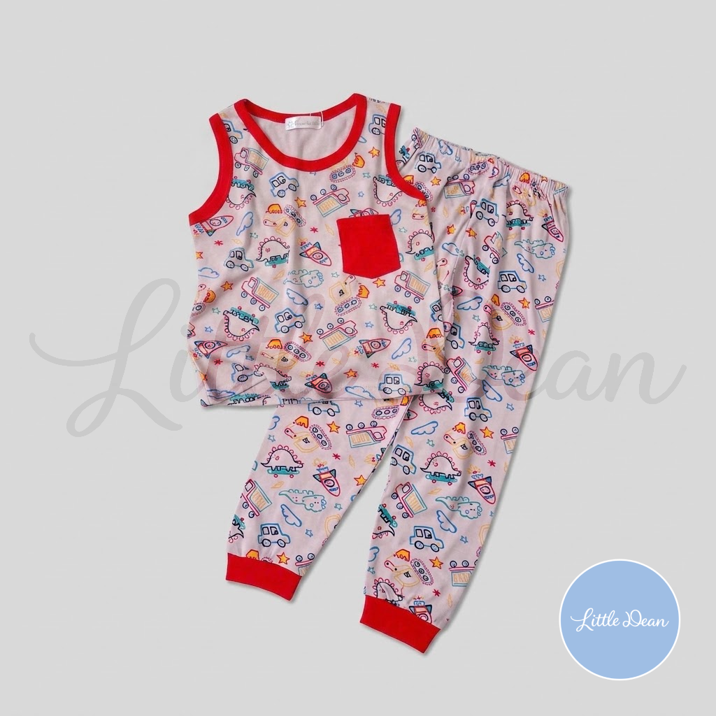 Sando with Pocket and Pants Set