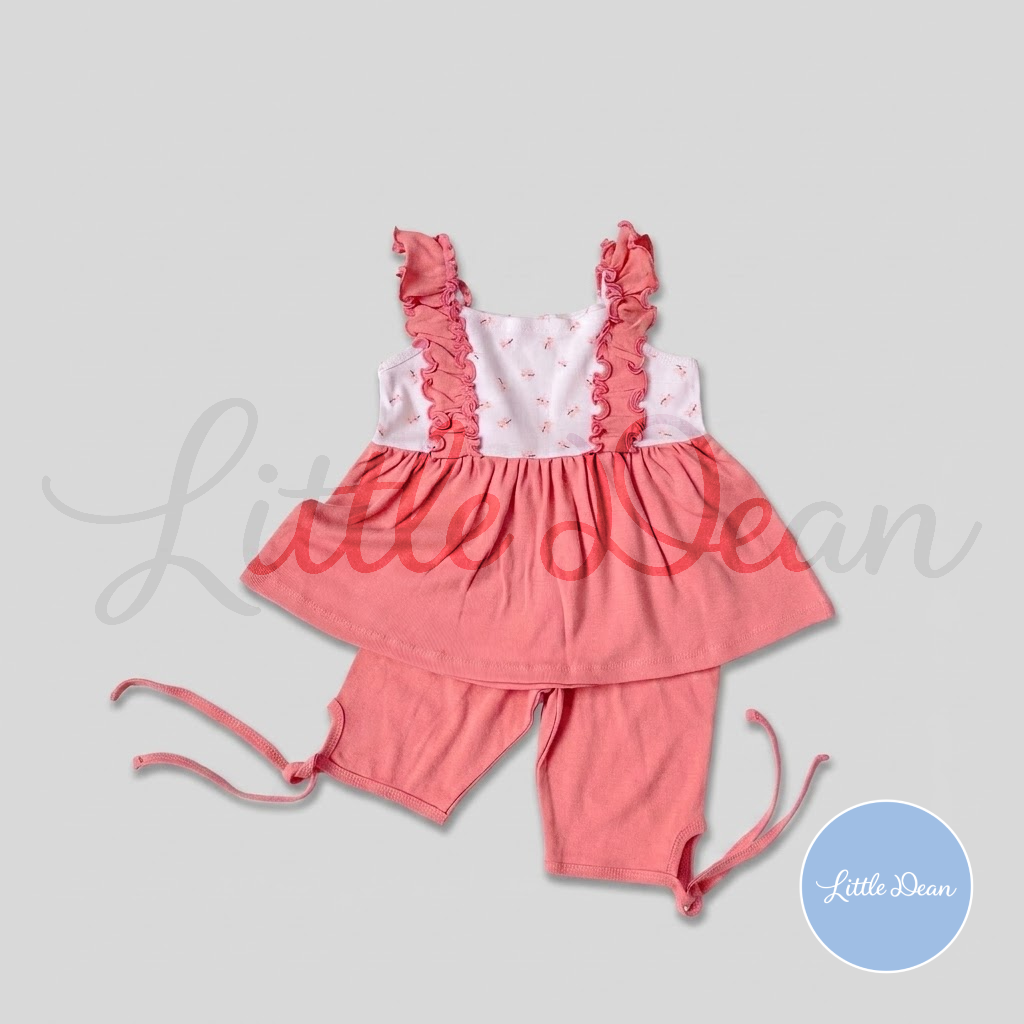 Ruffle Straps and Shorts Set